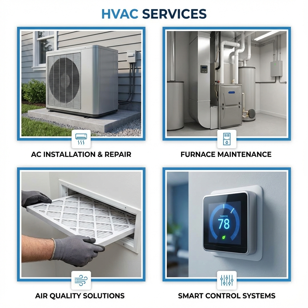 Georgia Air and Heating Services Collage